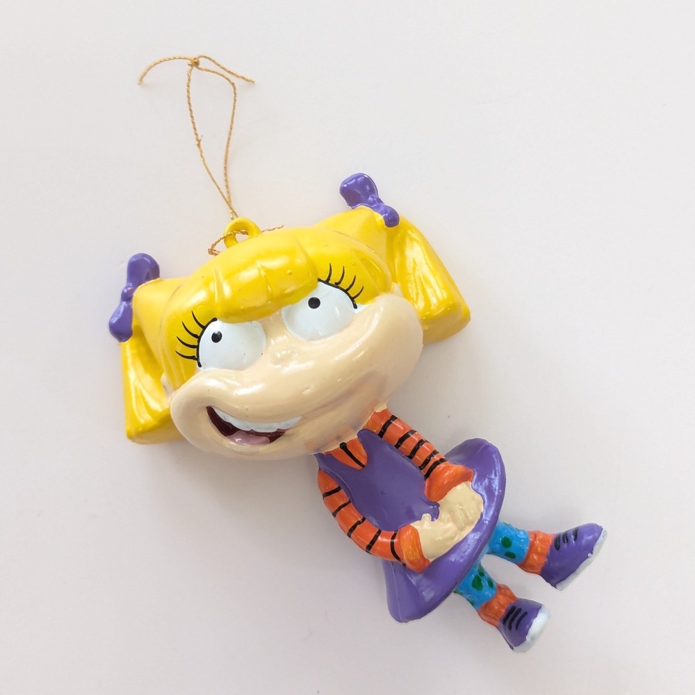 Vintage Nickelodeon Rugrats Character 4" Christmas Ornament Angelica Sister
